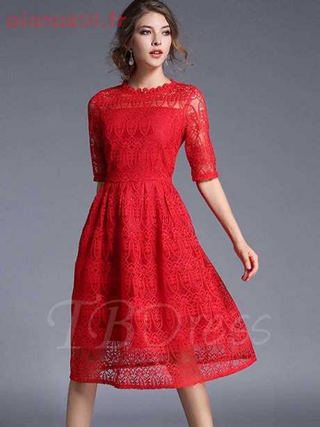 Robe rouge simple robe-rouge-simple-86_13