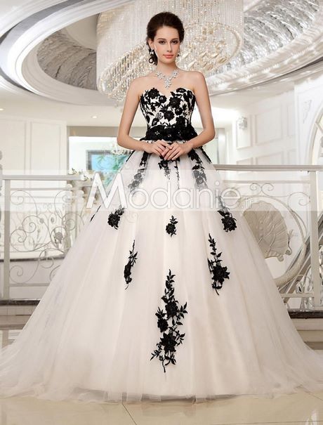 Robe de mariée bustier noir et blanc robe-de-mariee-bustier-noir-et-blanc-02_12