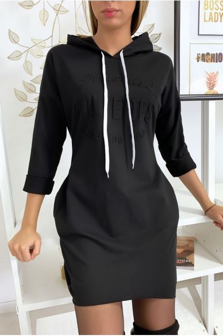 Robe pull noir pailleté robe-pull-noir-paillete-90_4