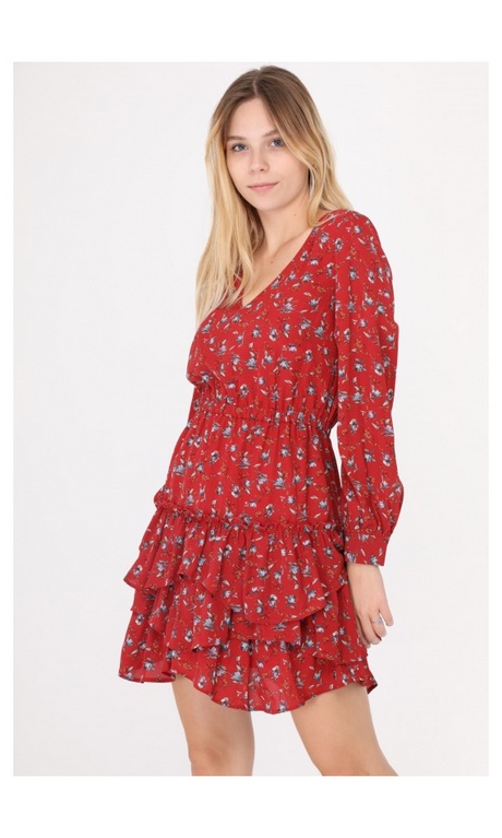 Robe rouge manche robe-rouge-manche-38_5