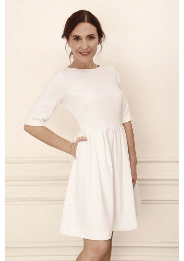 Robe cintrée blanche robe-cintree-blanche-97_6