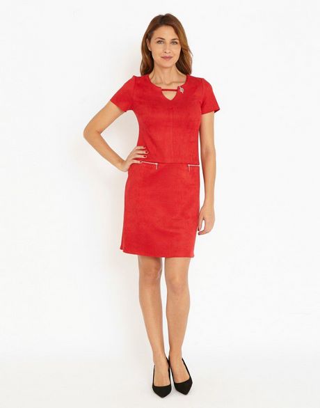 Robe cintrée rouge robe-cintree-rouge-30_12