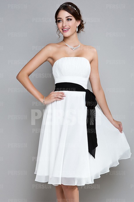 Robe cocktail bustier mariage