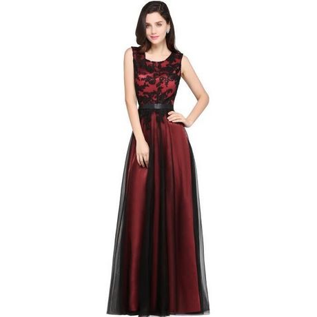 Robe de soirée longue rouge et noir robe-de-soiree-longue-rouge-et-noir-57_11