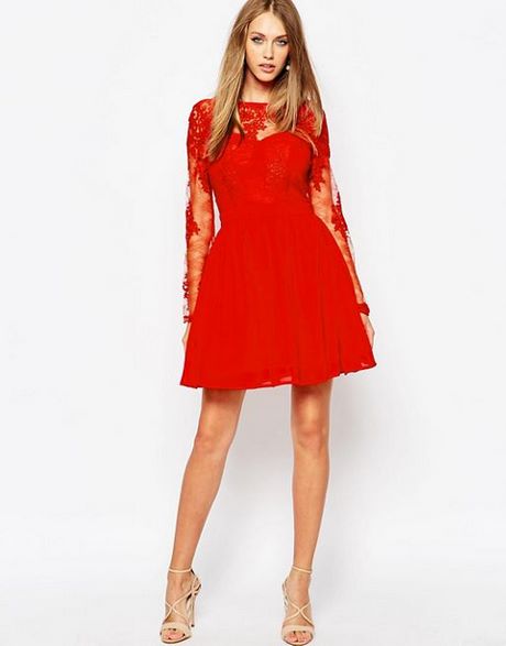 Robe manches longues rouge robe-manches-longues-rouge-32_2