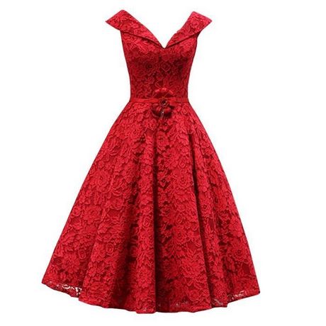 Robe rouge de soirée courte dentelle robe-rouge-de-soiree-courte-dentelle-40_16