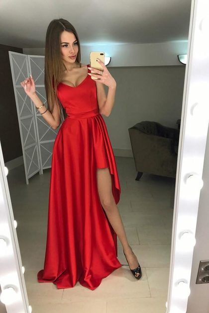 Robe simple rouge robe-simple-rouge-65_8