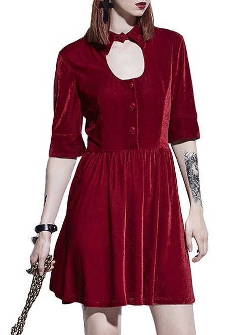 Robe en velours rouge robe-en-velours-rouge-89_10