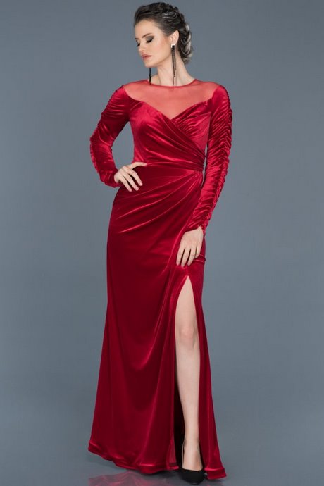 Robe en velours rouge robe-en-velours-rouge-89_15