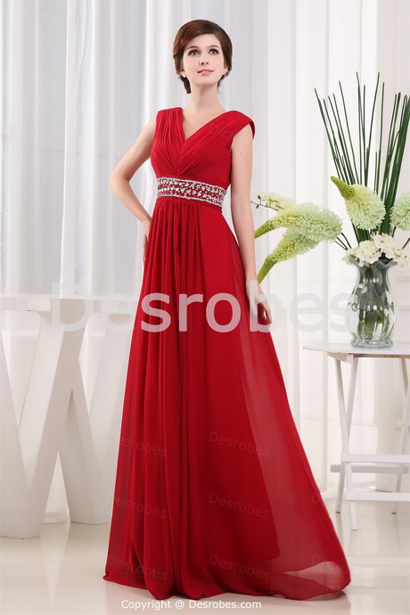 Les robes soirée rouge