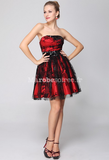 Robe bustier rouge courte robe-bustier-rouge-courte-92_8