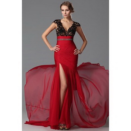 Robe de soiree rouge et noir robe-de-soiree-rouge-et-noir-83