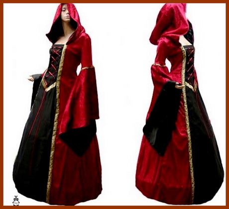 Robe gothique rouge