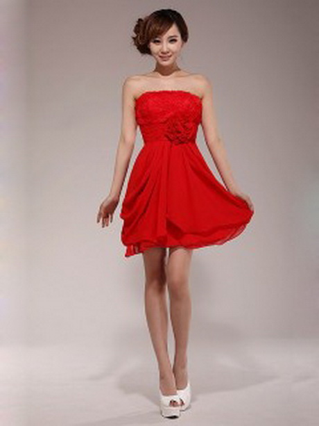 Robe rouge soirée courte robe-rouge-soire-courte-67_7