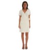 Robe portefeuille blanche