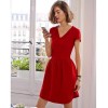 Robe rouge nouvel an