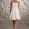 Robe cocktail mariage blanche