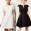 Petite robe noire et blanche