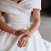 Longue robe blanche simple