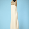 Robe longue blanche mousseline