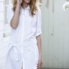 Chemise robe blanche