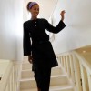 Tunique longue femme noir