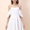 Robe classique blanche