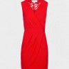 Robe rouge coupe droite