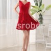 Robe mousseline rouge